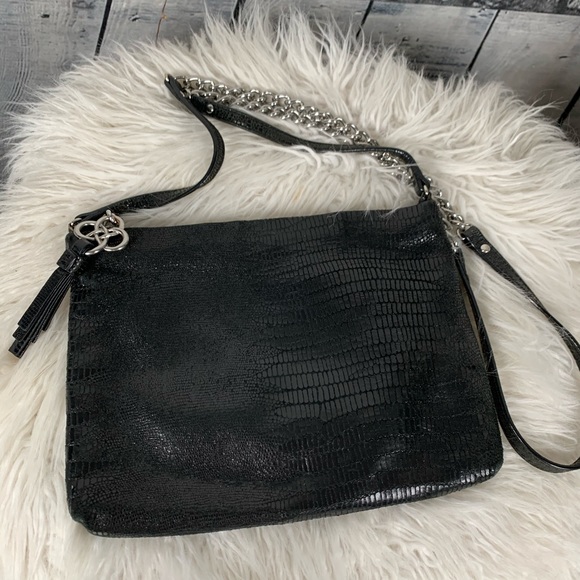 💥 Stella & Dot Leather Crossbody Chain Strap Bag - Picture 2 of 7